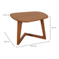 Godenza End Table – 24" Solid Walnut End Table (11)