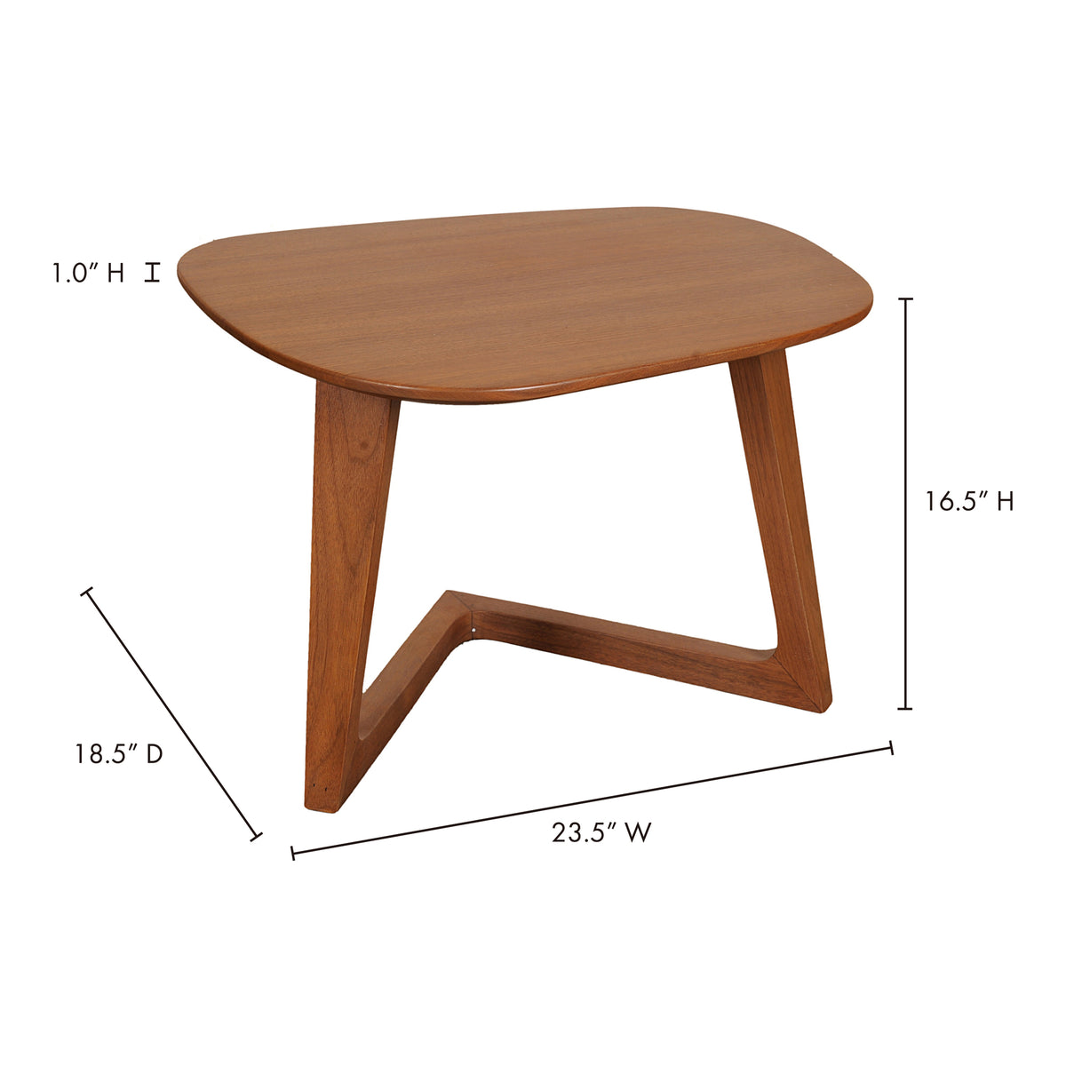 Godenza End Table – 24" Solid Walnut End Table (11)