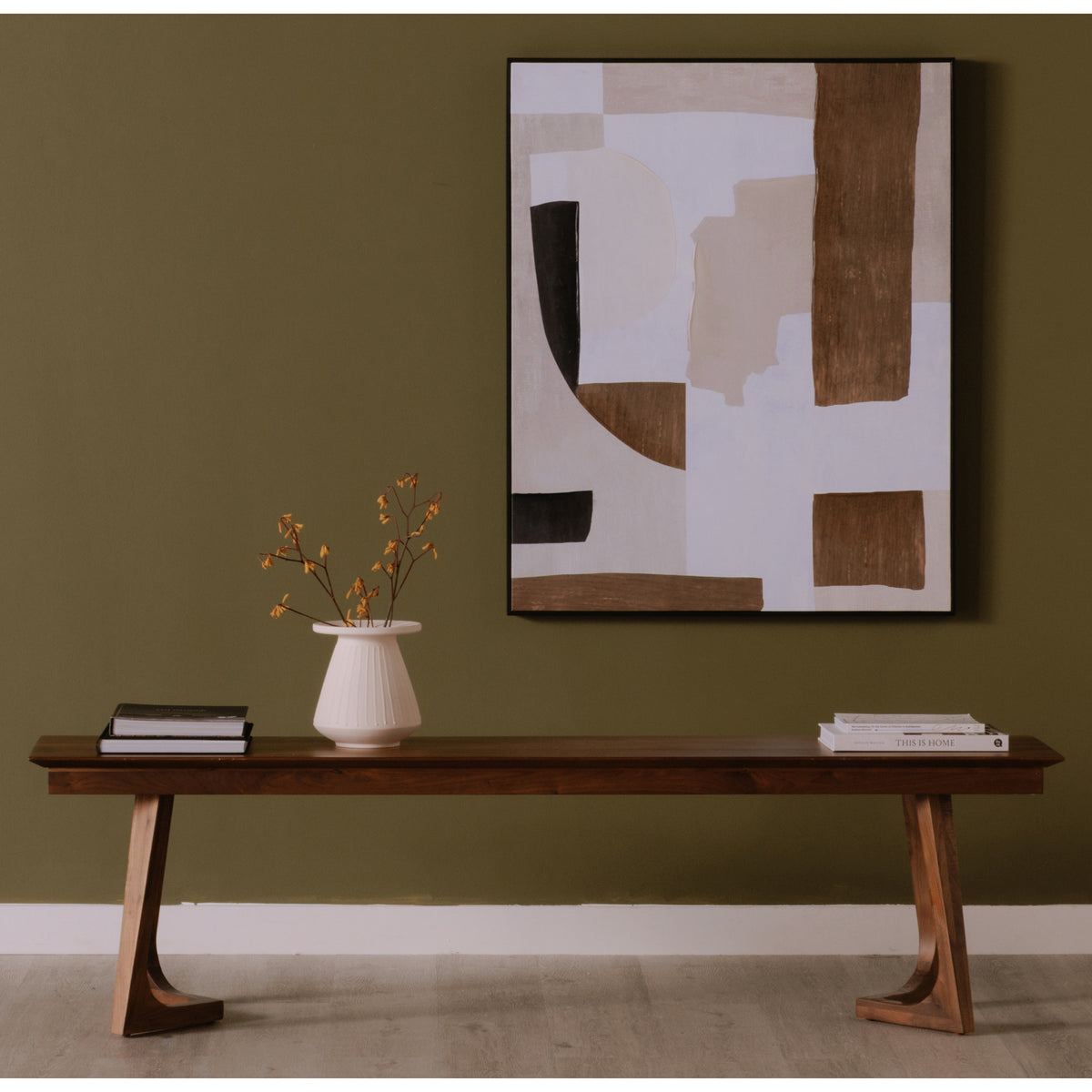 Godenza Bench – 67" Solid Walnut Bench (2)