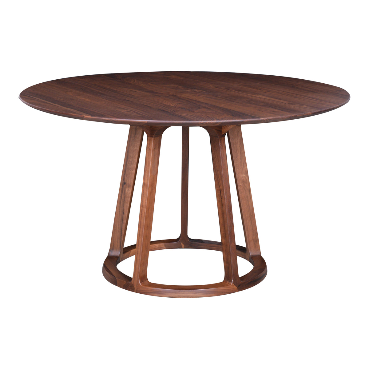 Aldo Round Dining Table – 47" Solid Walnut Dining Table (1)