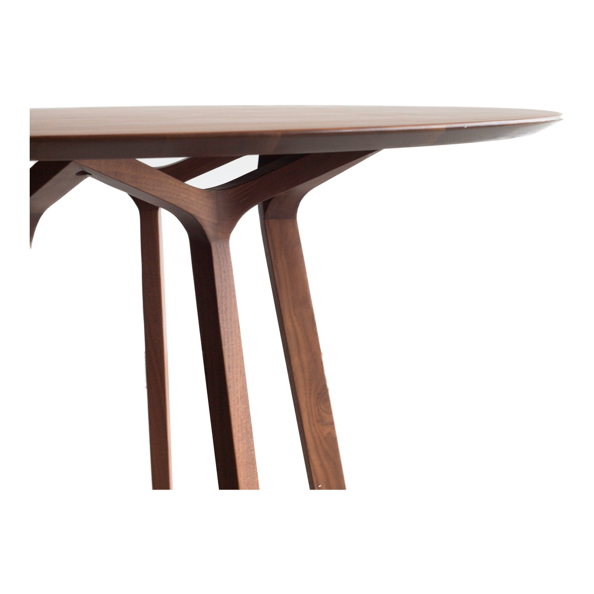 Aldo Round Dining Table – 47" Solid Walnut Dining Table (2)
