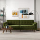 Casey MCM Button Tufted Back Velvet Sofa 84" (6 Colors)