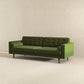 Casey MCM Button Tufted Back Velvet Sofa 84" (6 Colors)