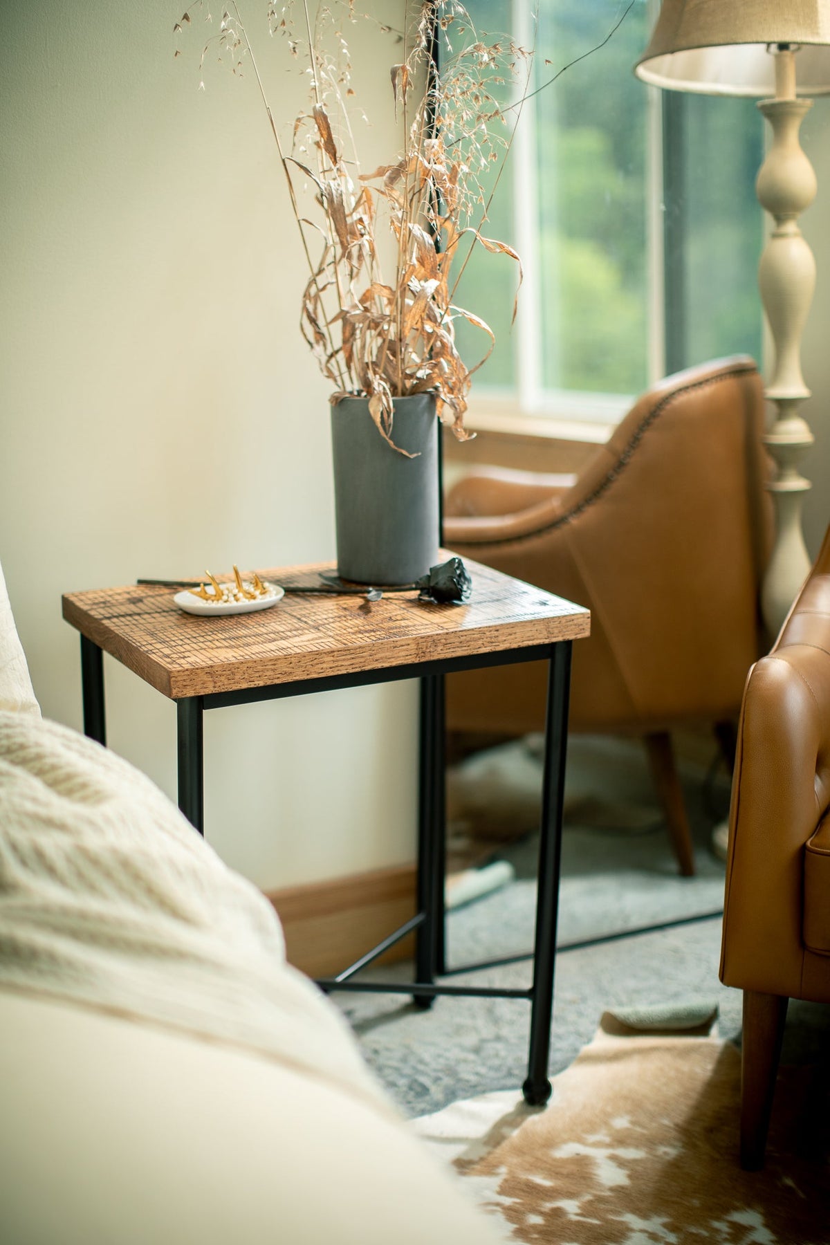 Corinth Hand-Forged Iron Side Table – view 6