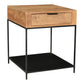 Joliet Side Table – 20" Solid Teak Side Table (2)