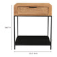 Joliet Side Table – 20" Solid Teak Side Table (8)