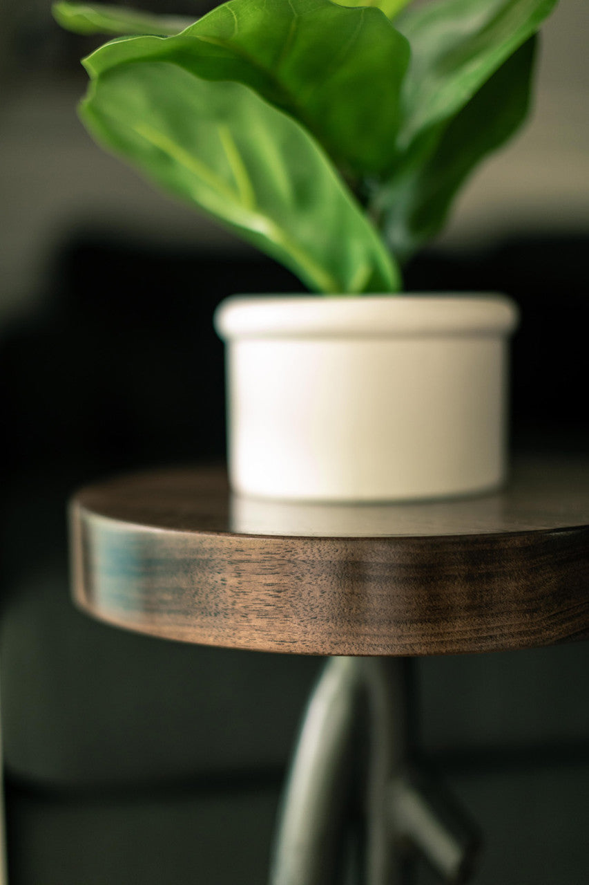 Driftwood Hand-Forged Iron Accent Table – view 5