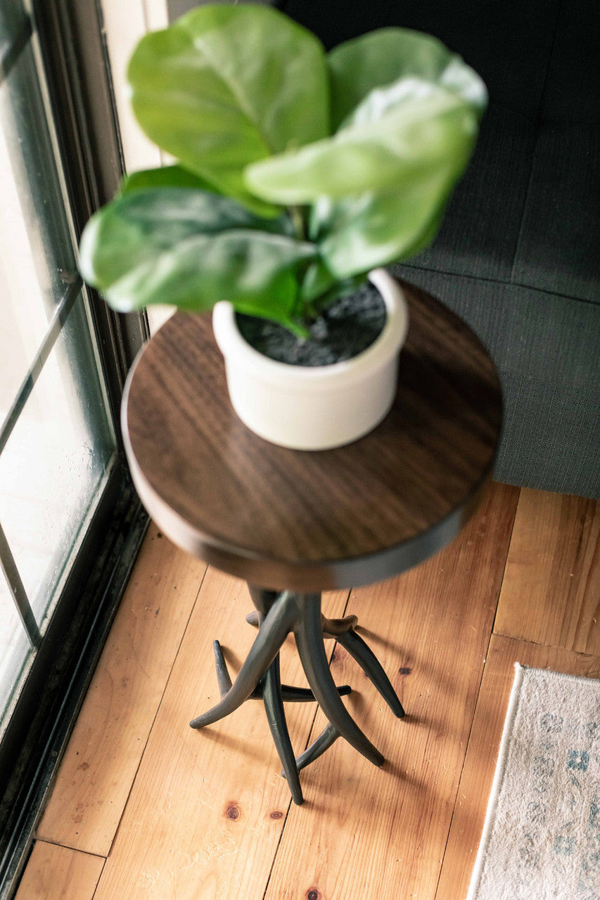 Driftwood Hand-Forged Iron Accent Table – view 4