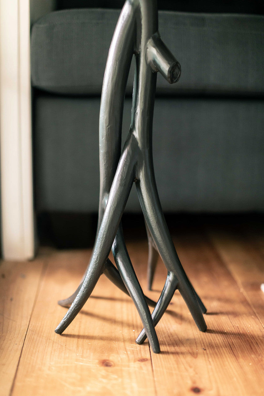 Driftwood Hand-Forged Iron Accent Table – view 3