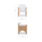 Bauer Dining Chair – 25.63" Upholstered Dining Chair (2 Colors) (20)