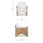 Bauer Accent Chair – 30.25" Upholstered Accent Chair (2 Colors) (4)
