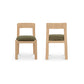 Oli Dining Chair – 19.8" Upholstered Dining Chairs, Set of 2 (3 Colors) (6)