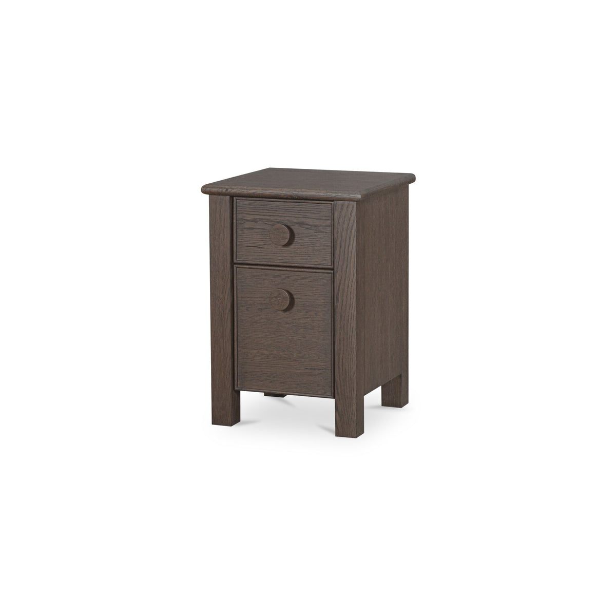Loren Nightstand – 18" to 32" Oak Veneer Nightstand (2 Colors) (4)