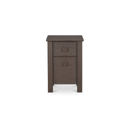 Loren Nightstand – 18" to 32" Oak Veneer Nightstand (2 Colors) (1)
