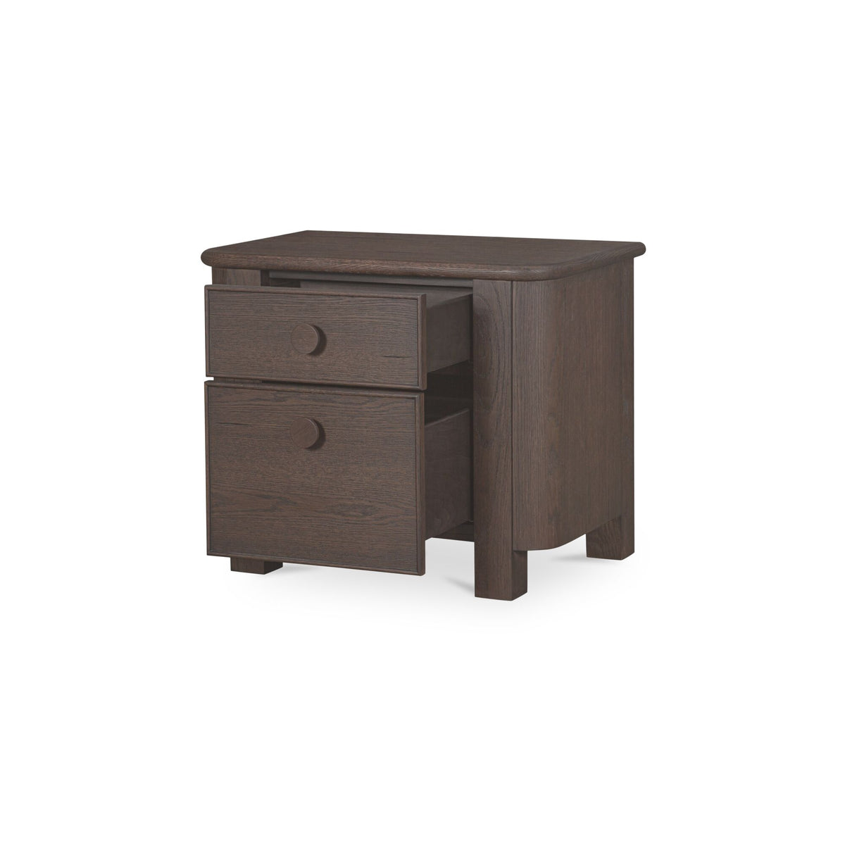 Loren Nightstand – 18" to 32" Oak Veneer Nightstand (2 Colors) (14)