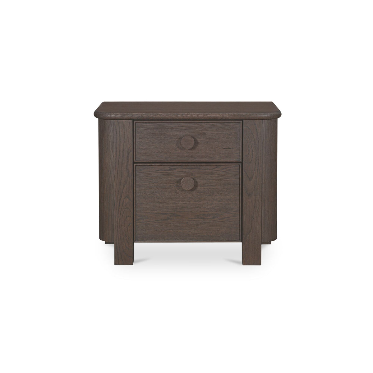 Loren Nightstand – 18" to 32" Oak Veneer Nightstand (2 Colors) (9)