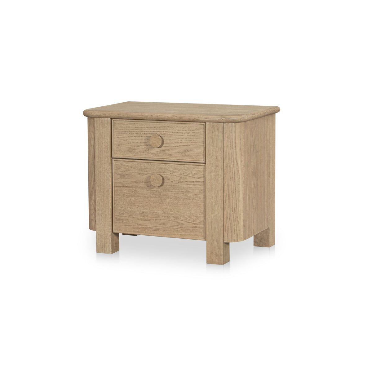 Loren Nightstand – 18" to 32" Oak Veneer Nightstand (2 Colors) (23)