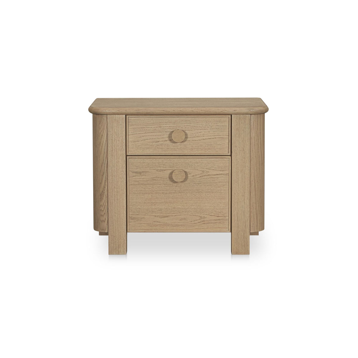 Loren Nightstand – 18" to 32" Oak Veneer Nightstand (2 Colors) (20)