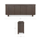 Loren Sideboard – 90" Oak Veneer Sideboard (2 Colors) (11)