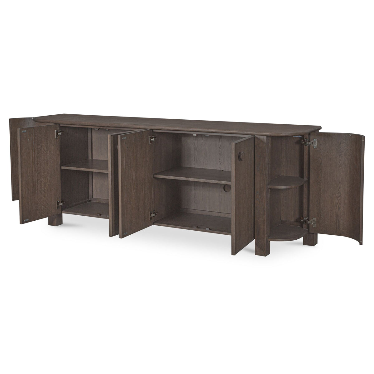 Loren Sideboard – 90" Oak Veneer Sideboard (2 Colors) (6)