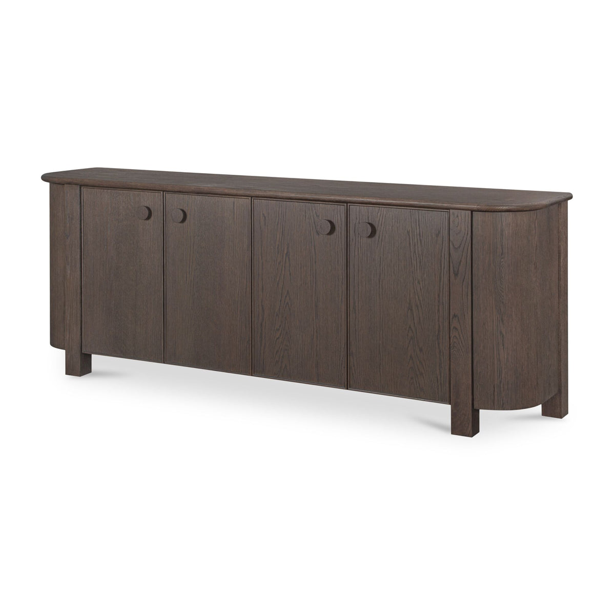 Loren Sideboard – 90" Oak Veneer Sideboard (2 Colors) (5)