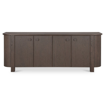 Loren Sideboard – 90" Oak Veneer Sideboard (2 Colors) (1)