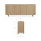 Loren Sideboard – 90" Oak Veneer Sideboard (2 Colors) (22)