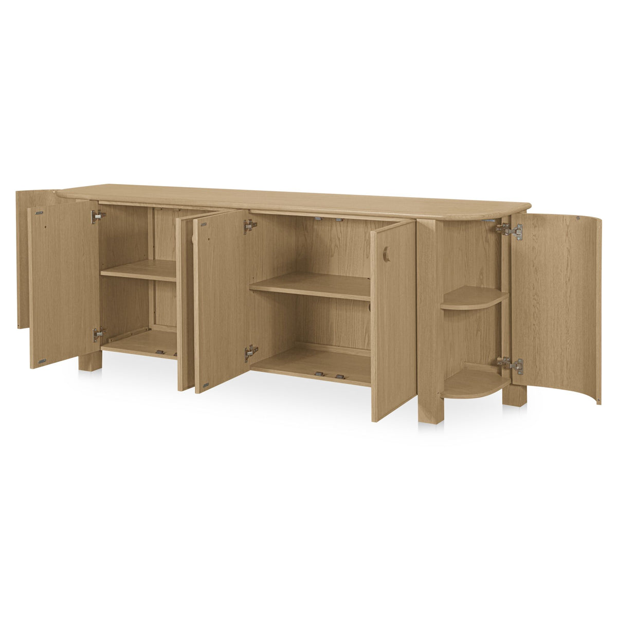Loren Sideboard – 90" Oak Veneer Sideboard (2 Colors) (17)