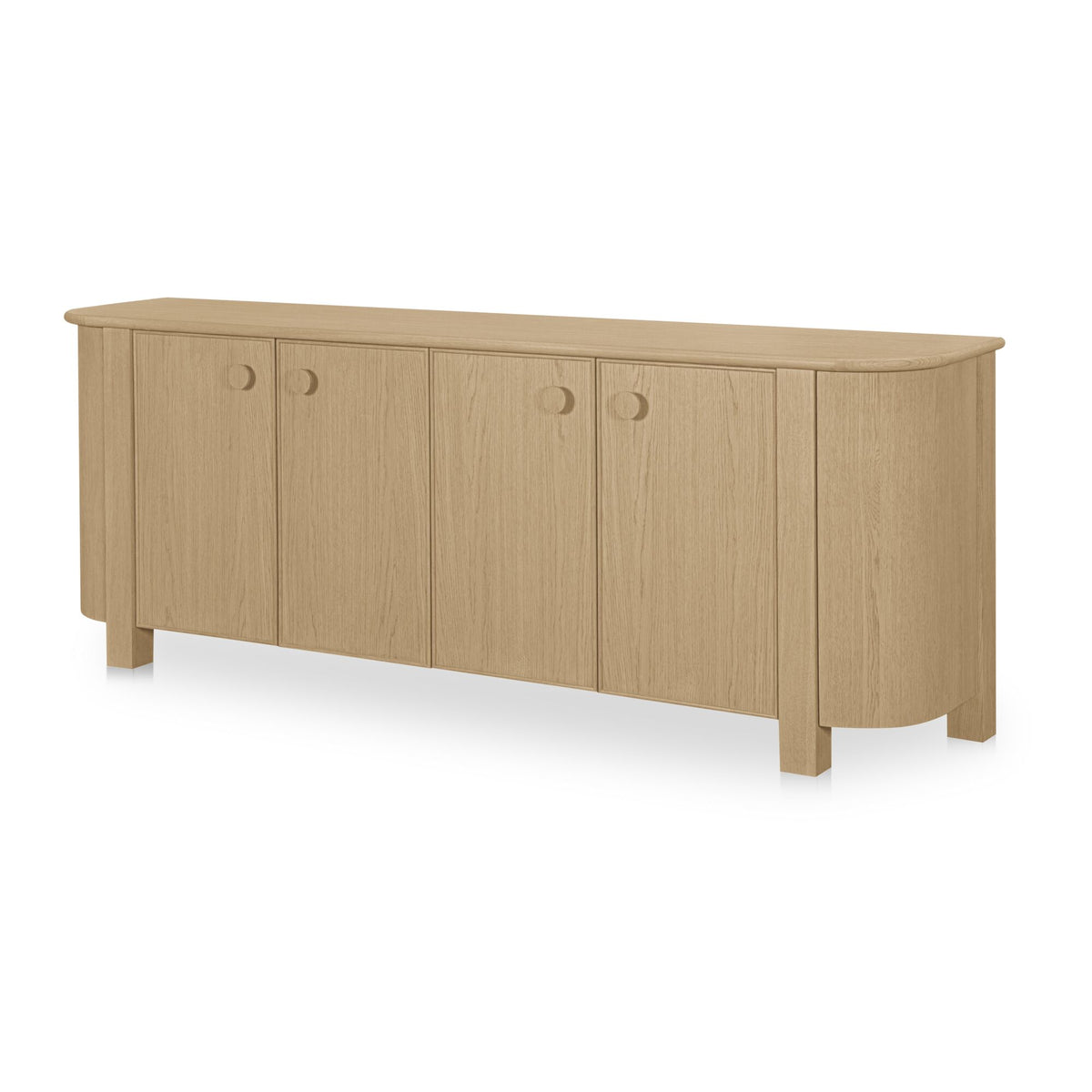 Loren Sideboard – 90" Oak Veneer Sideboard (2 Colors) (16)