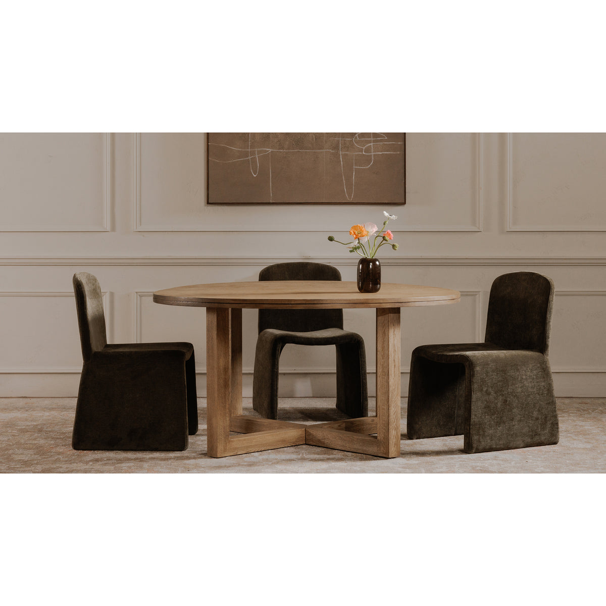 Ella Dining Chair – 22" Upholstered Dining Chair (3 Colors) (24)