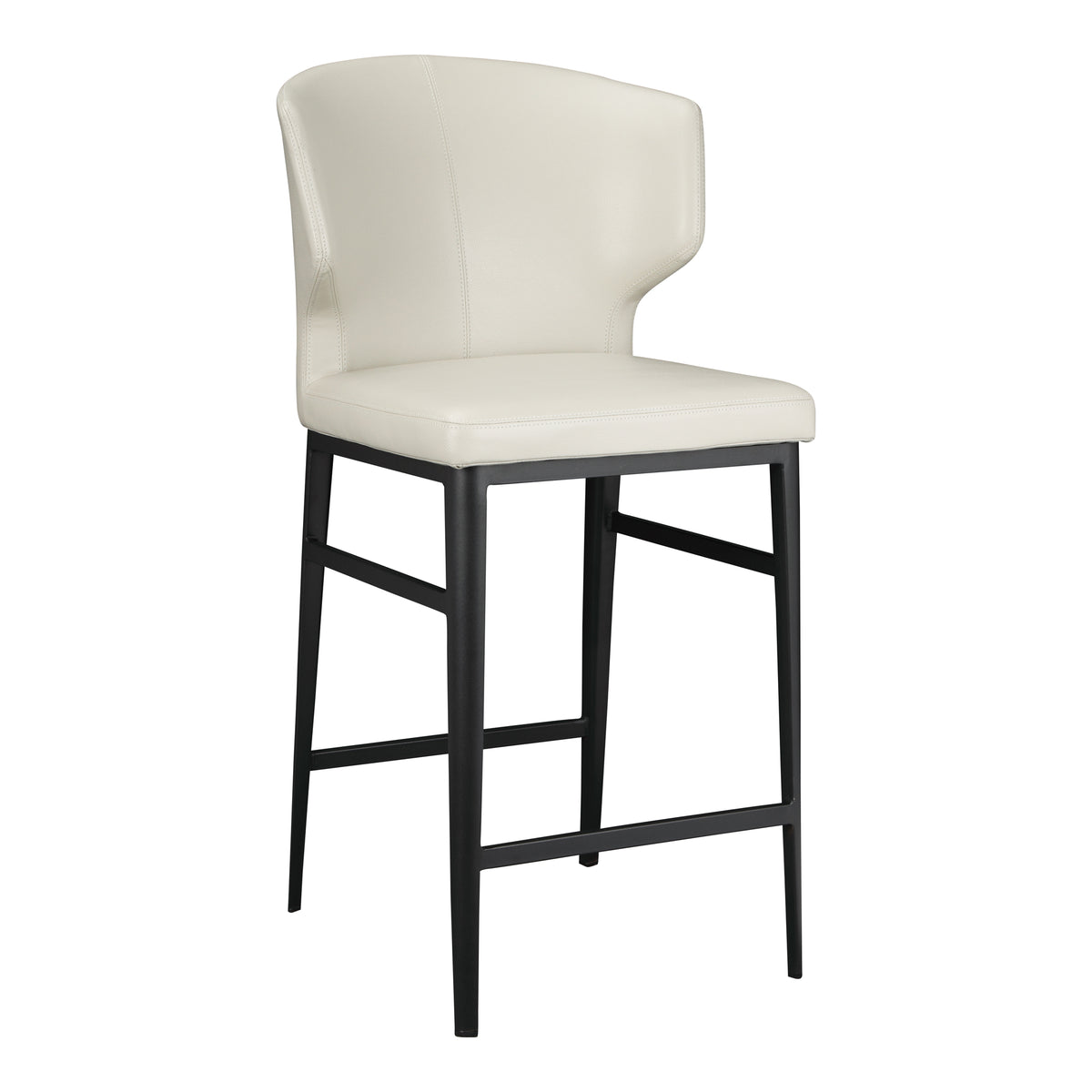Delaney Counter Stool – 20.5" Vegan Leather Counter Stool (2)