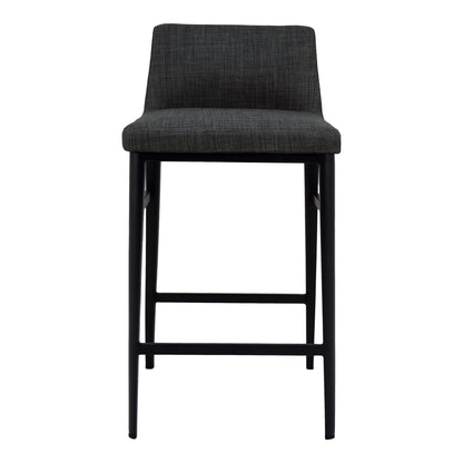 Baron Counter Stool – 17.5" Low-Back Upholstered Counter Stool (2 Colors) (1)