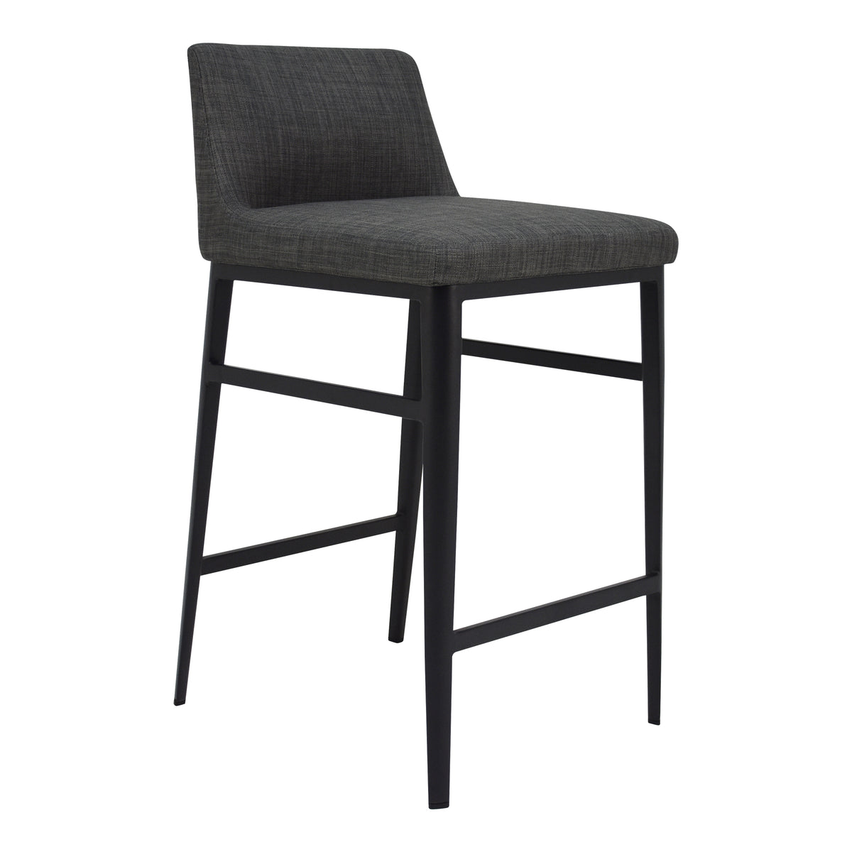 Baron Counter Stool – 17.5" Low-Back Upholstered Counter Stool (2 Colors) (2)