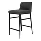 Baron Counter Stool – 17.5" Low-Back Upholstered Counter Stool (2 Colors) (4)