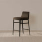 Baron Counter Stool – 17.5" Low-Back Upholstered Counter Stool (2 Colors) (6)