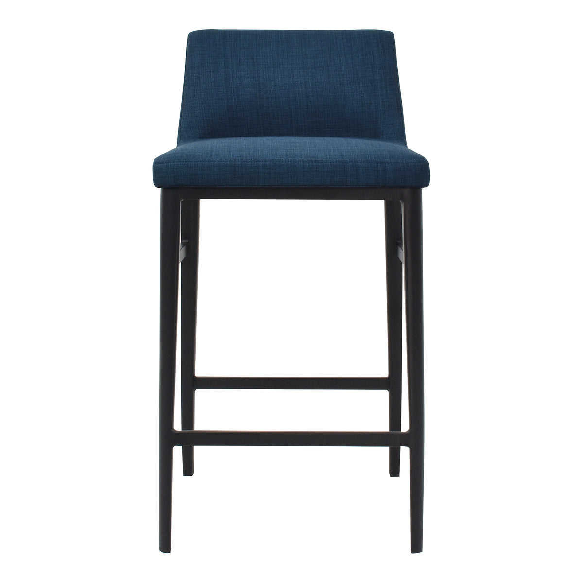 Baron Counter Stool – 17.5" Low-Back Upholstered Counter Stool (2 Colors) (8)
