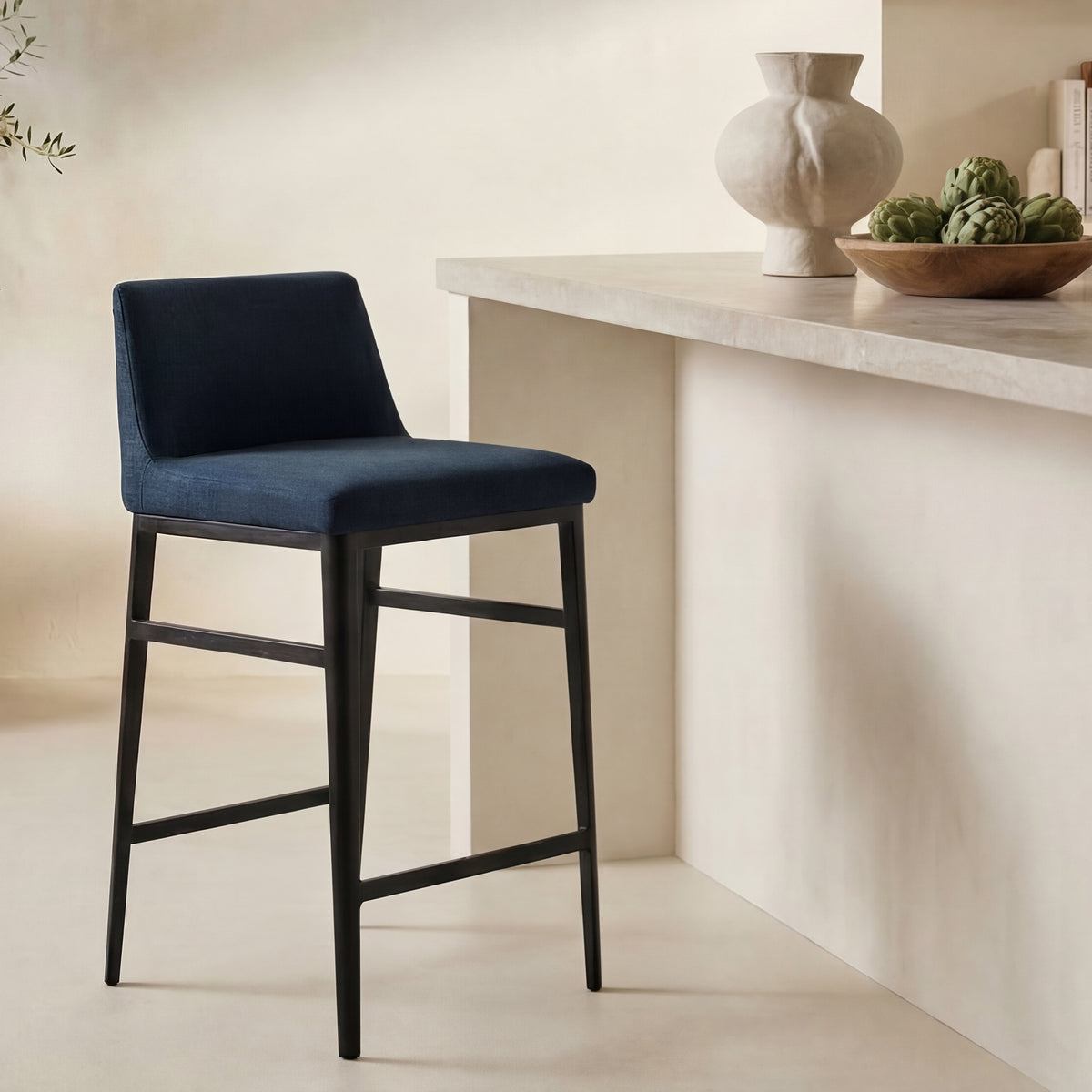 Baron Counter Stool – 17.5" Low-Back Upholstered Counter Stool (2 Colors) (13)