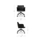 Morris Office Chair – 22.8" Vegan Leather Swivel Office Chair (7)