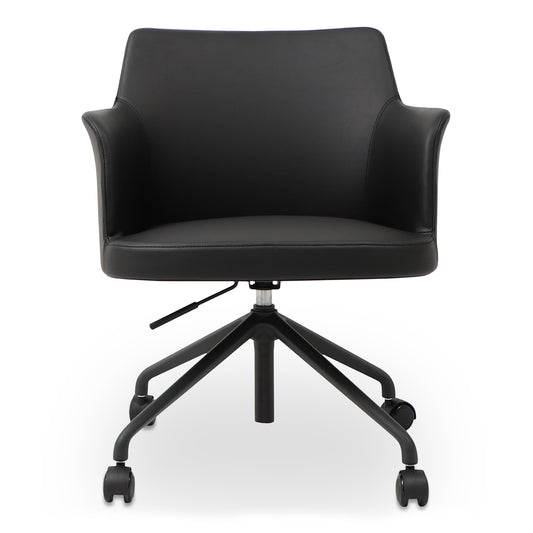 Morris Office Chair – 22.8" Vegan Leather Swivel Office Chair (1)