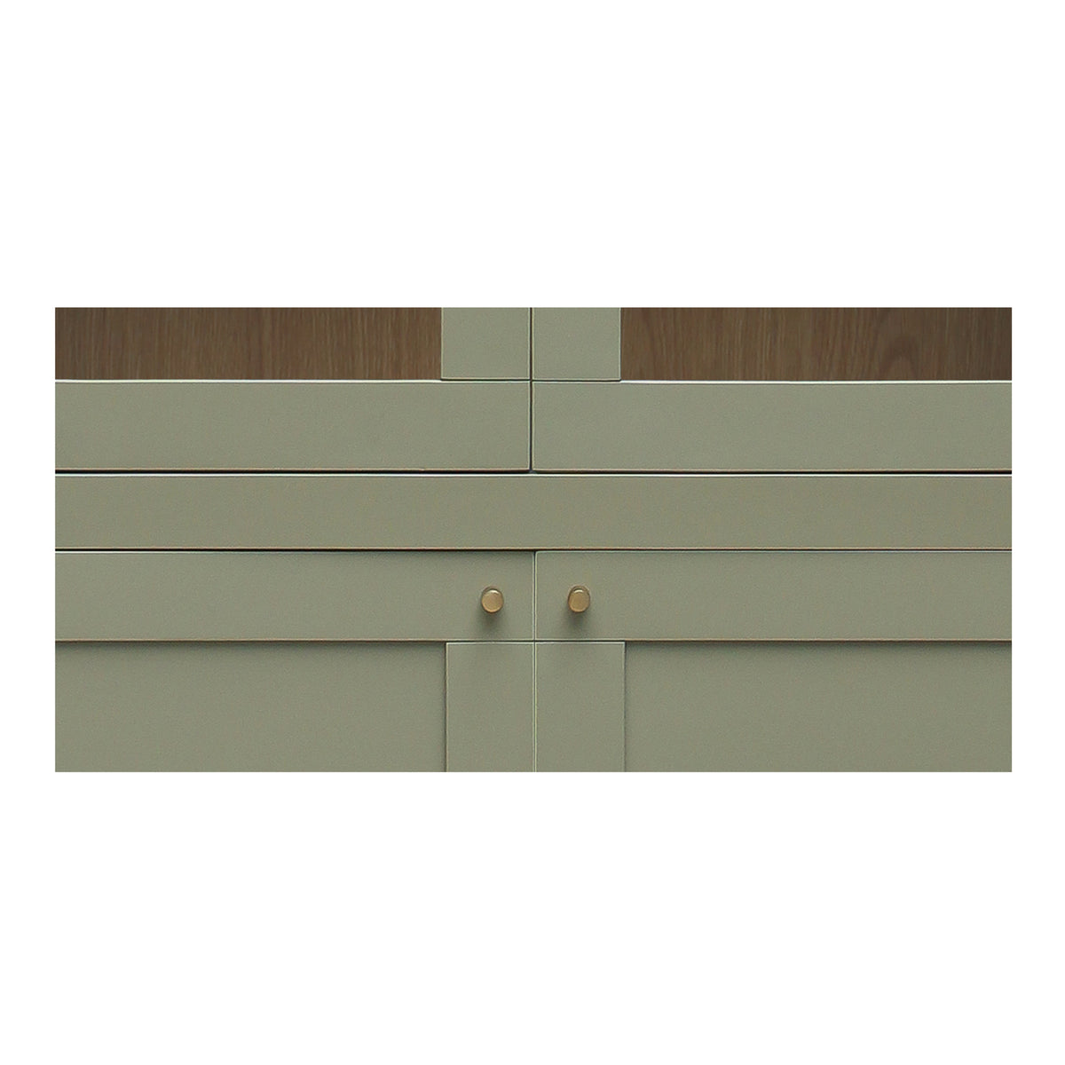 Hannah Tall Cabinet – 86.2" Glass-Front Pine Cabinet (2 Colors) (15)