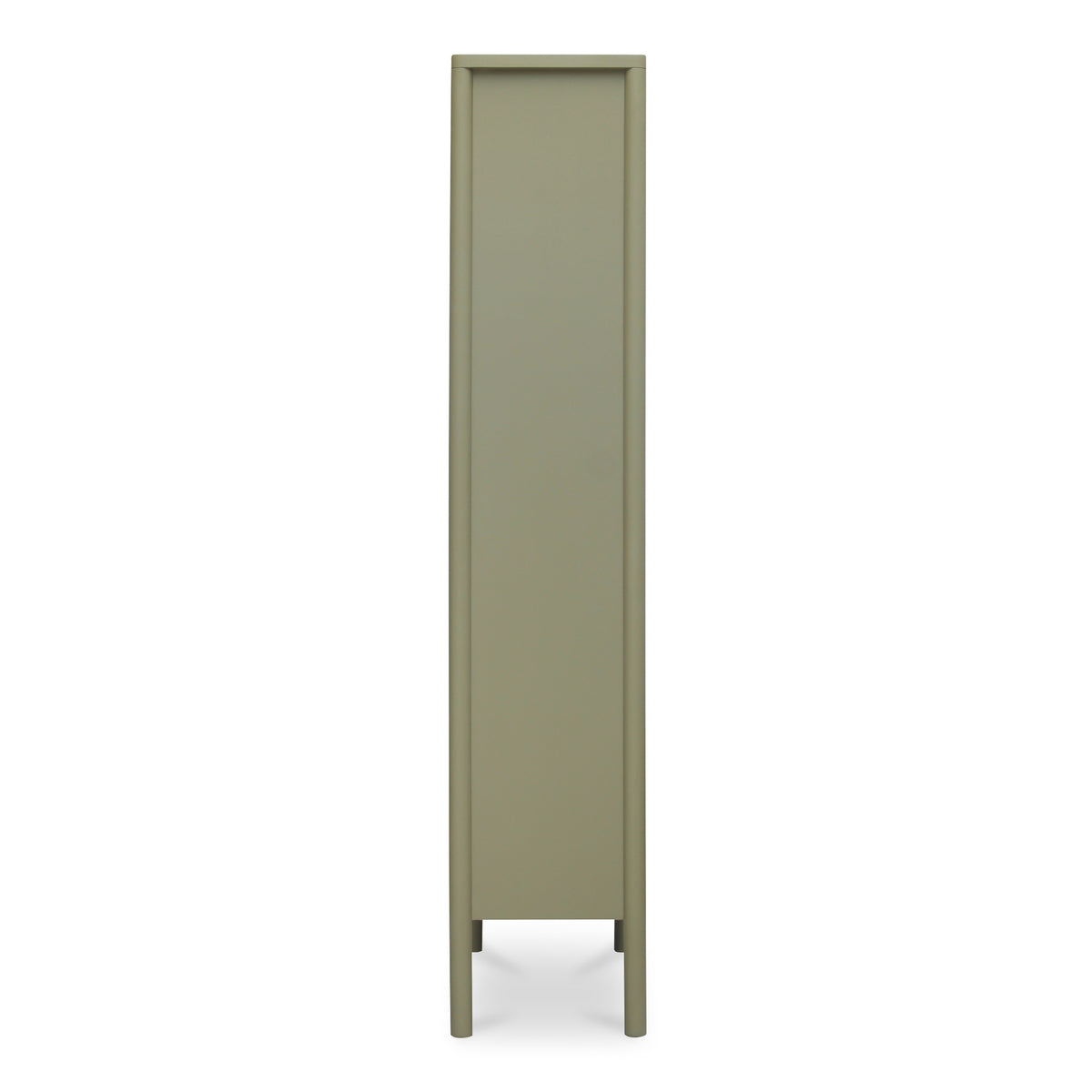 Hannah Tall Cabinet – 86.2" Glass-Front Pine Cabinet (2 Colors) (13)