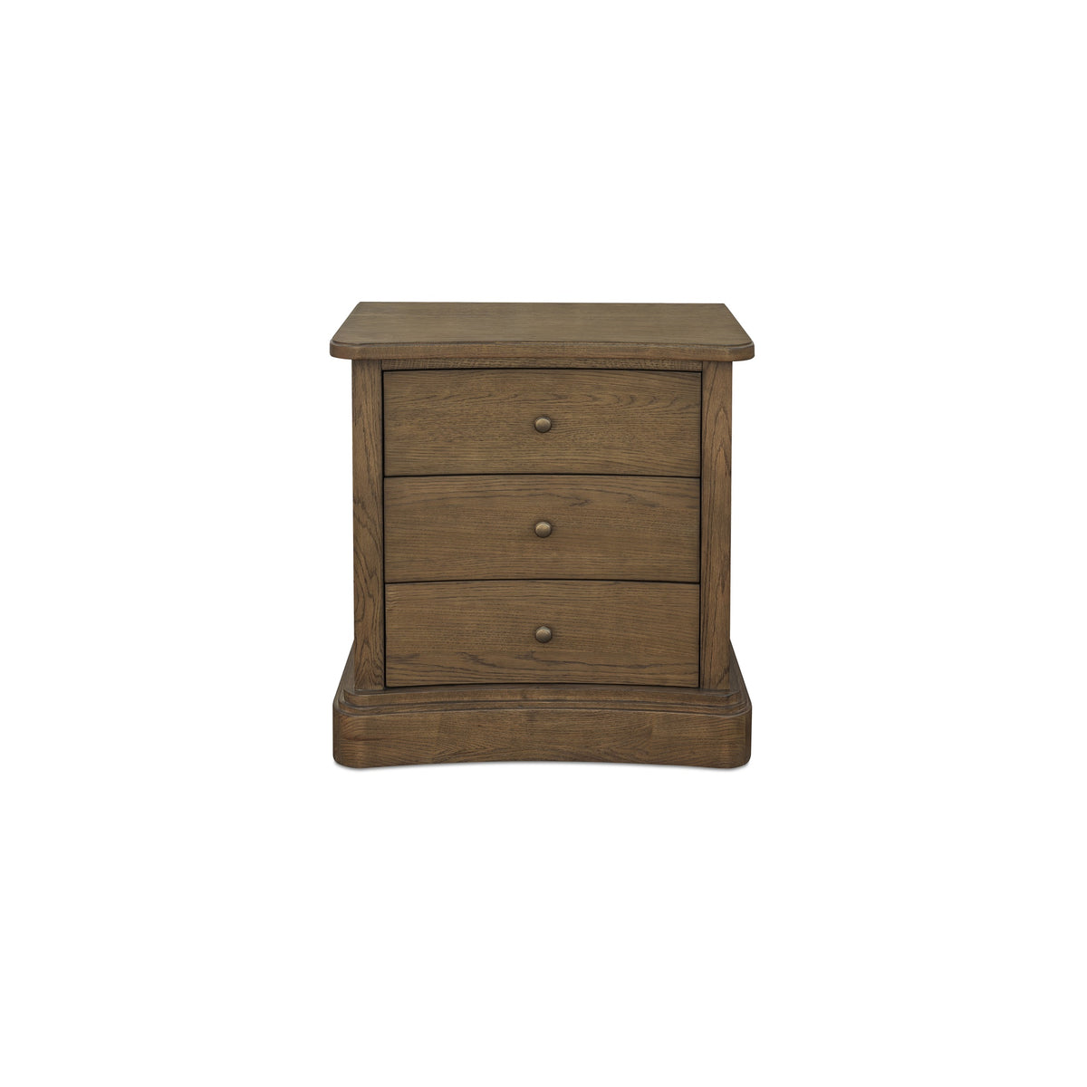 Clarence Nightstand – 28" Solid Oak 3-Drawer Nightstand (1)