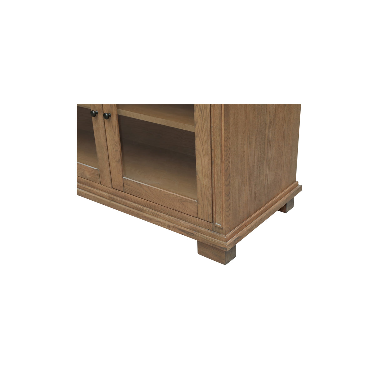 Lillian Sideboard – 83.7" Ash Sideboard with Glass Doors (7)