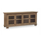 Lillian Sideboard – 83.7" Ash Sideboard with Glass Doors (3)