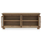 Lillian Sideboard – 83.7" Ash Sideboard with Glass Doors (2)
