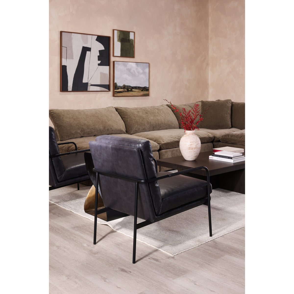 Verlaine Armchair – 23.5" Leather Accent Chair (3 Colors) (5)
