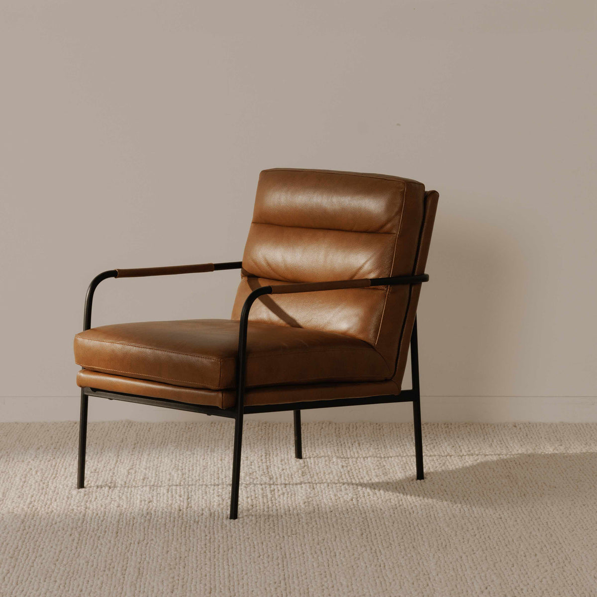 Verlaine Armchair – 23.5" Leather Accent Chair (3 Colors) (11)