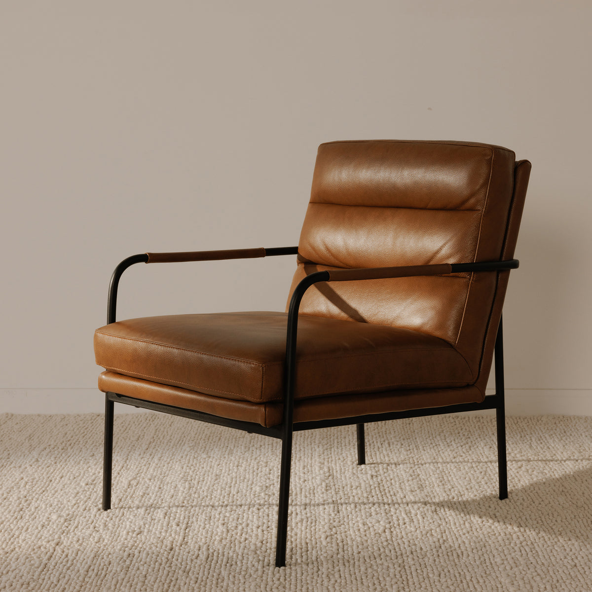 Verlaine Armchair – 23.5" Leather Accent Chair (3 Colors) (16)