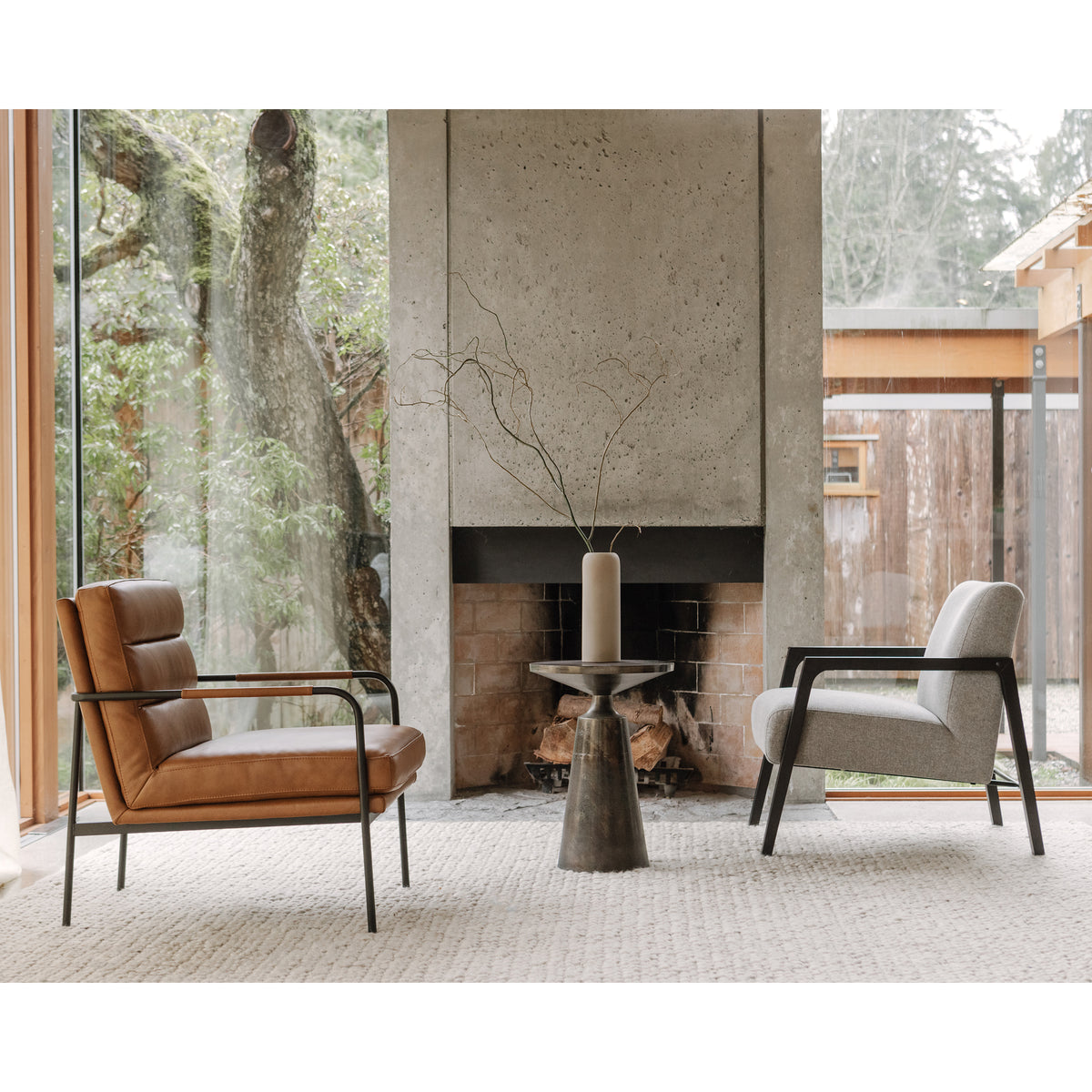 Verlaine Armchair – 23.5" Leather Accent Chair (3 Colors) (8)