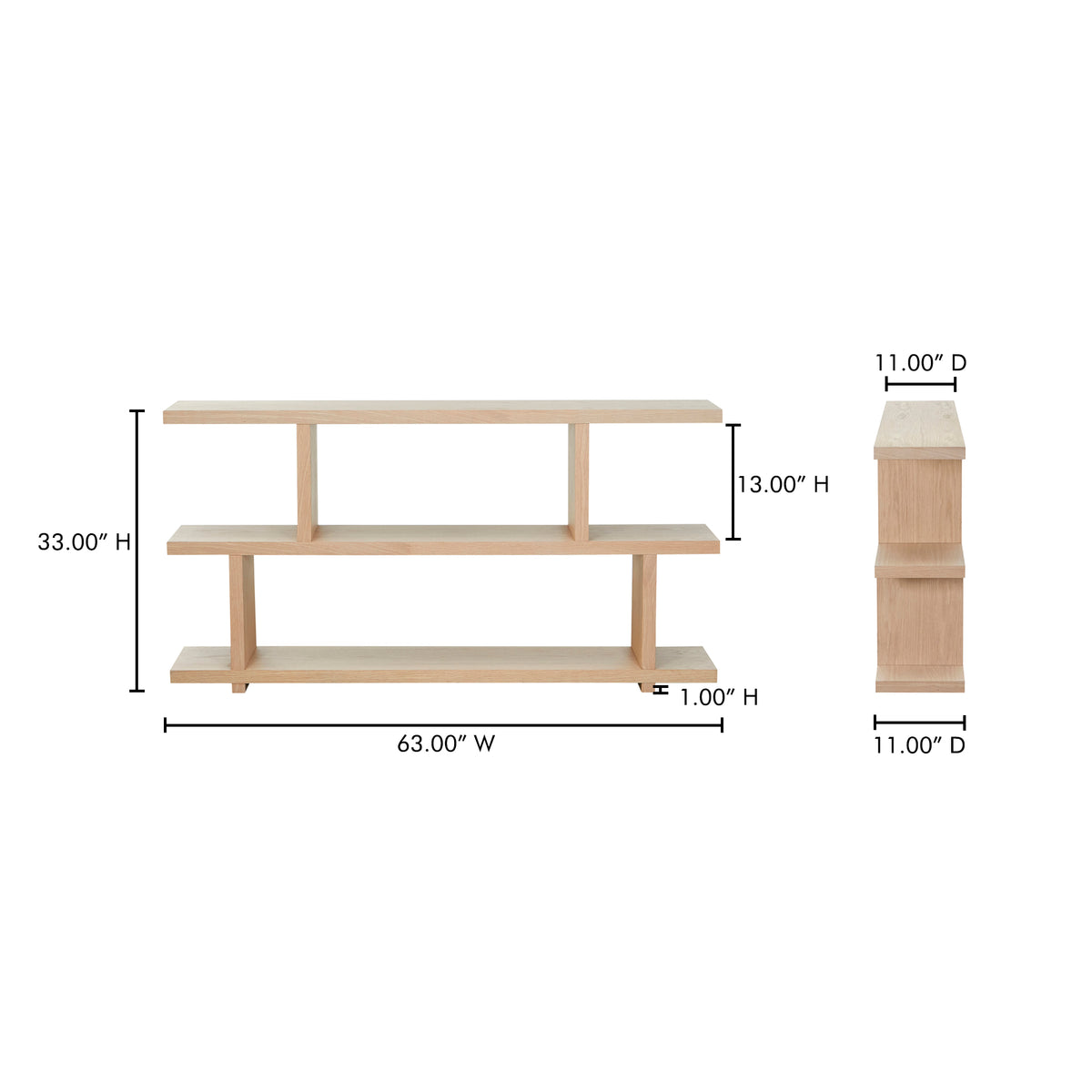 Miri Small Shelf – 63" Open Bookshelf (4 Colors) (23)